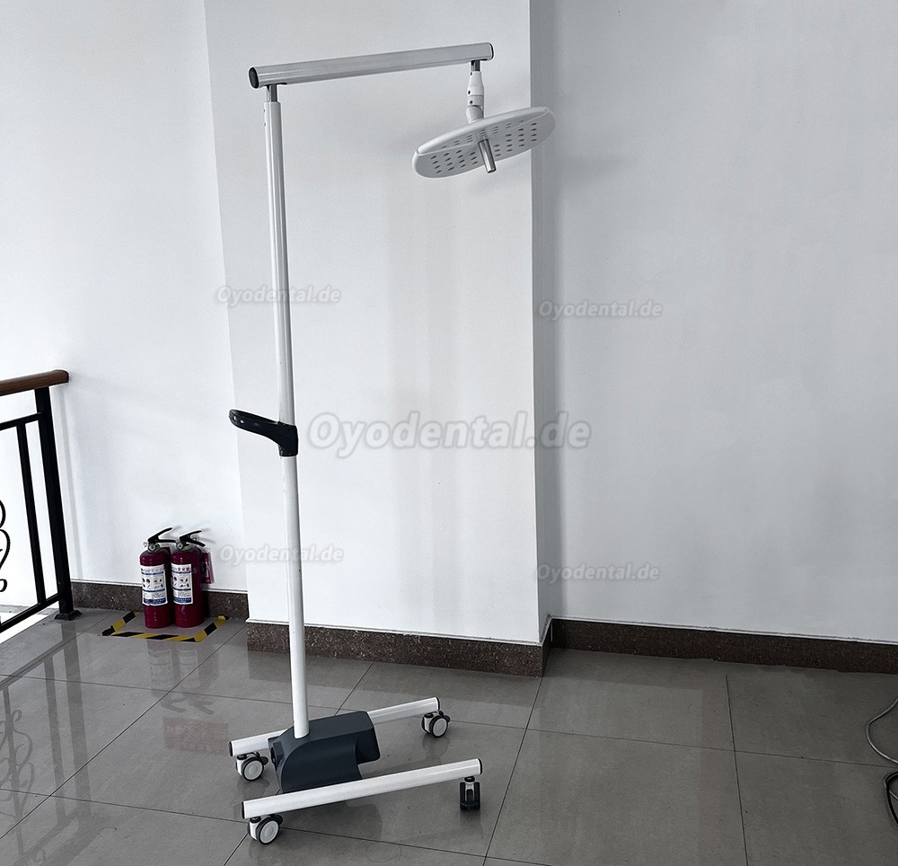 KWS KD-2036L-4 80W Mobile Dental LED OP-Leuchte Standger&auml;t mit 4 Rollen